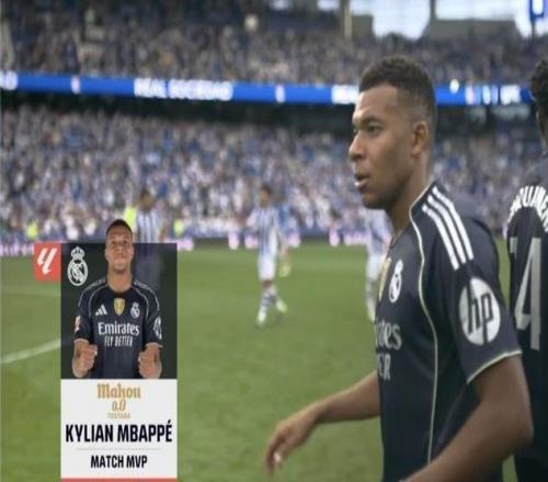 傳射顯我真功夫，我是姆皇你記??！姆巴佩當(dāng)選皇馬vs皇社最佳