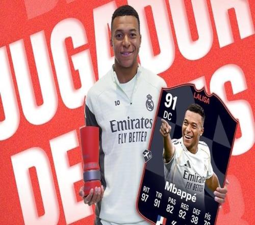 4場(chǎng)5球1助，姆巴佩當(dāng)選西甲9月最佳球員