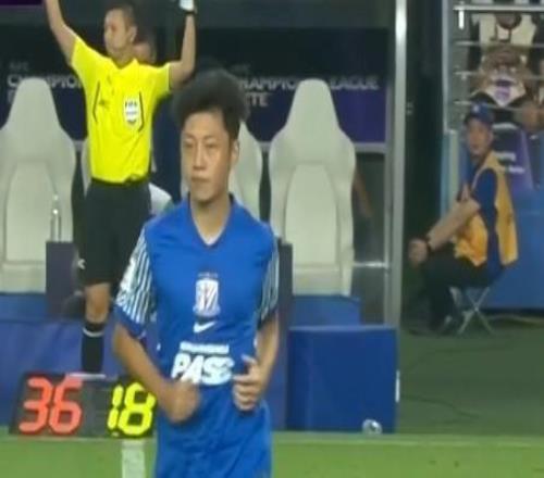 里程碑，徐皓陽完成代表上海申花第100次出場